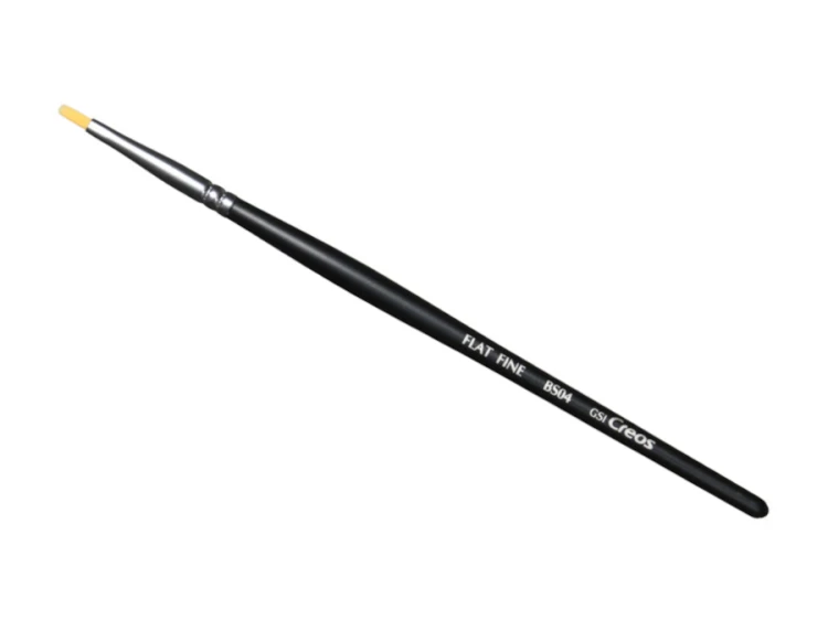 Pędzelek modelarski płaski Mr. Brush BS Flat Fine BS04 Mr. Hobby