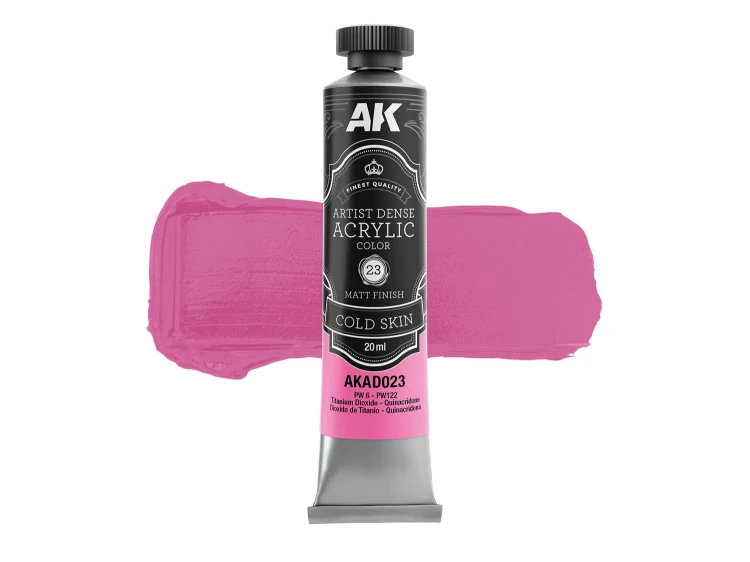 Farba akrylowa Artist Dense Acrylic Color Cold Skin AKAD023 AK Interactive