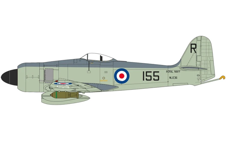 Samolot Hawker Sea Fury FB.11 A06105 Airfix