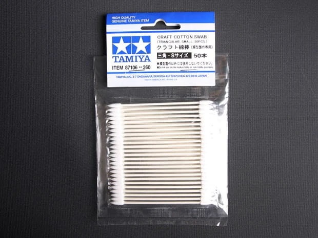 Waciki modelarskie Craft Cotton Swab S Triangular Small 87106 Tamiya