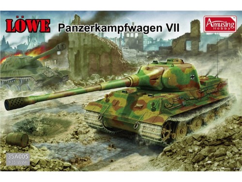 Czołg Panzerkampfwagen VII Lowe 35A005 Amusing Hobby