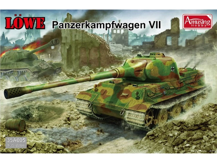Czołg Panzerkampfwagen VII Lowe 35A005 Amusing Hobby