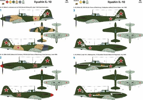  Samolot Ilyushin II-10 Ił-10 72035 Fly