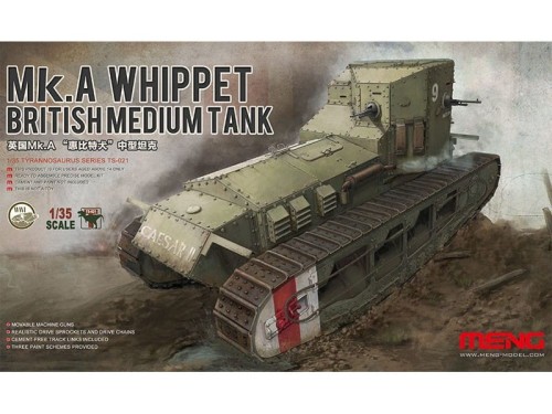 Czołg Mark A Whippet TS-021 Meng