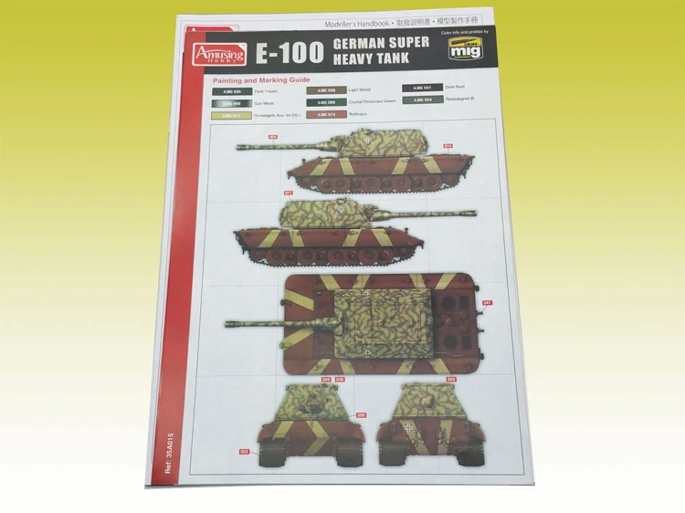 Czołg PzKpfw E-100 35A015 Amusing Hobby