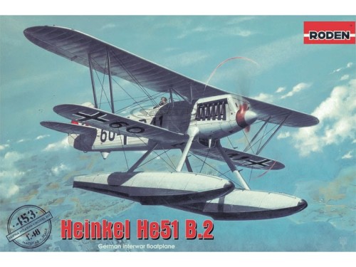 Samolot Heinkel He 51 B.2 453 Roden