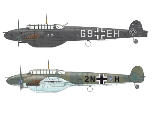 Samolot Messerschmitt Bf 110C-6 2115 Eduard