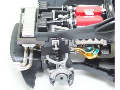 Samochód Ferrari 360 Modena red version 24298 Tamiya