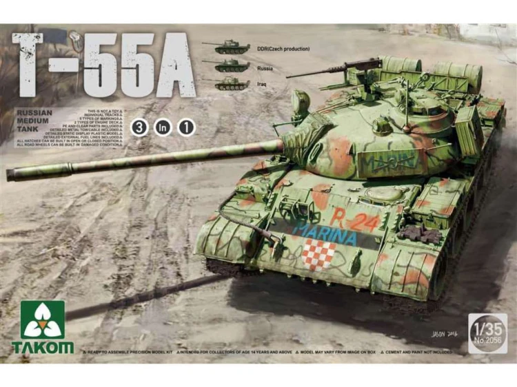 Czołg T-55A 2056 Takom