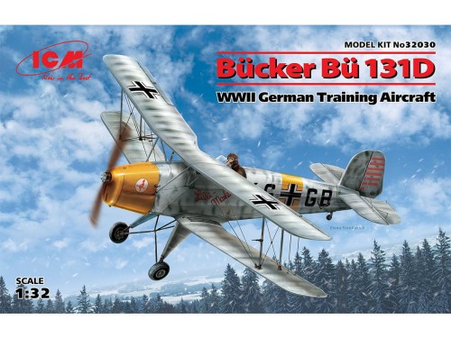 Samolot Bucker Bu 131D 32030 ICM
