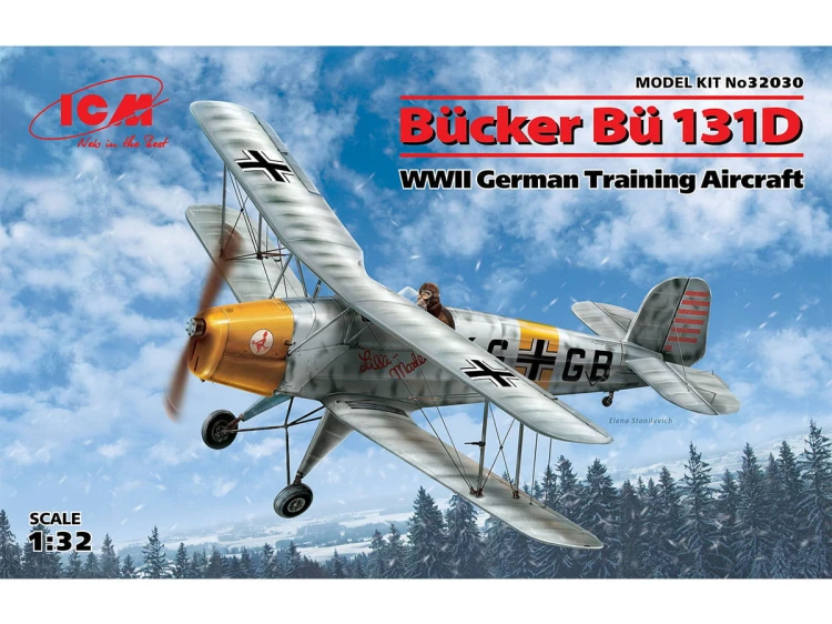 Samolot Bucker Bu 131D 32030 ICM