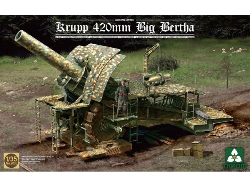 Moździerz 420mm Big Bertha Gruba Berta 2035 Takom