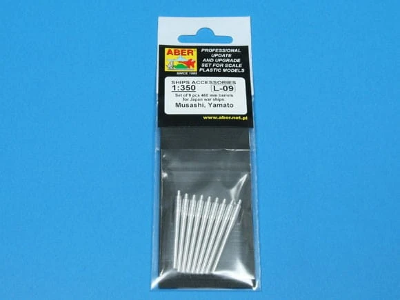 9 luf 460mm do Yamato i Musashi 350L09 Aber
