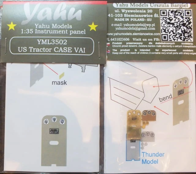 Fototrawiona tablica do CASE VAI YML3502 Yahu