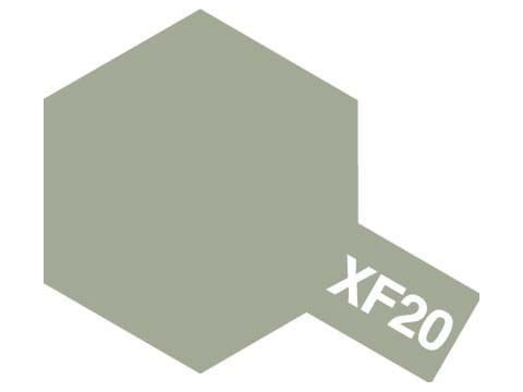 Farba akrylowa XF-20 Medium Grey Flat 81320 Tamiya