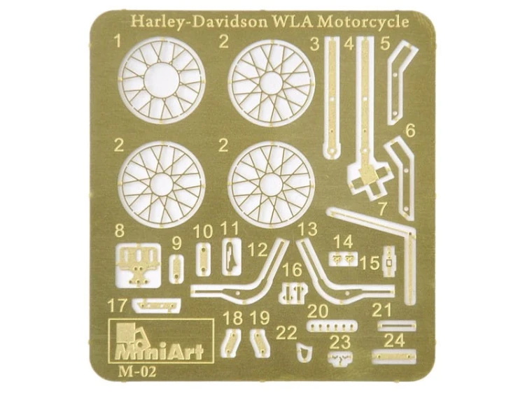 Motocykl wojskowy Harley Davidson WLA 750 35176 MiniArt