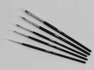 Pędzelek modelarski komplet 5szt.