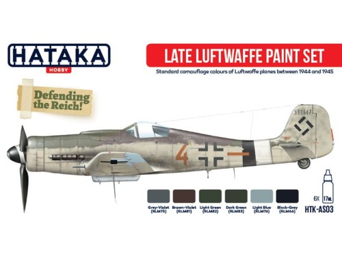 Zestaw farb Late Luftwaffe HTK-AS03 Hataka