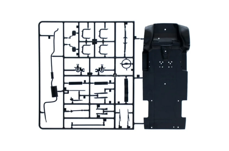 Samochód Ford Transit II radiowóz policyjny 3657 Italeri