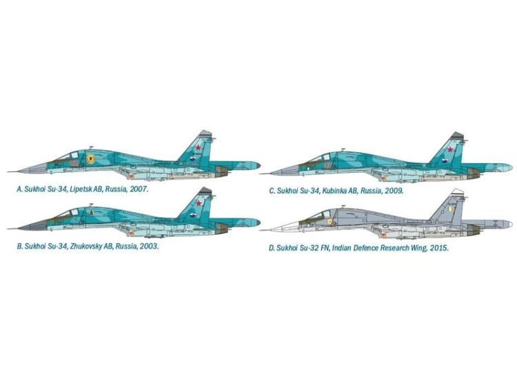 Samolot Sukhoi Su-34/Su-32 FN 1379 Italeri