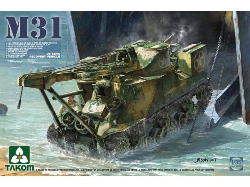 Ciągnik ewakuacyjny M31 US Tank Recovery Vehicle 2088 Takom