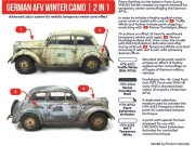Zestaw farb Niemiecki zimowy kamuflaż HTK-AS38 Hataka