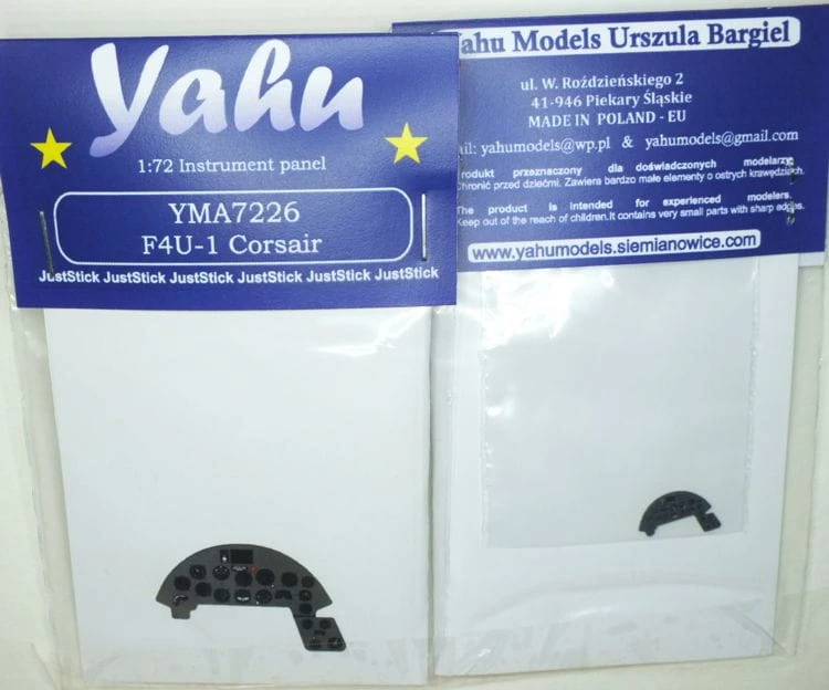 Fototrawiona tablica do F4U-1/1A/1D YMA7226 Yahu
