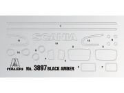 Samochód Scania R730 Black Amber 3897 Italeri