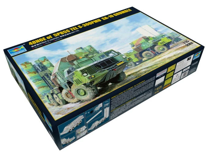 Wyrzutnia 48N6E 5P85S TEL S-300PMU SA-10 Grumble 01038 Trumpeter