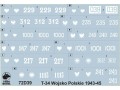 Kalkomania T-34 w Wojsku Polskim 72D39 Toro