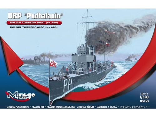 Okręt torpedowiec ORP Podhalanin (ex A80) 350506 Mirage