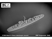 Okręt niszczyciel ORP Kujawiak 1942 Hunt II 70002 IBG