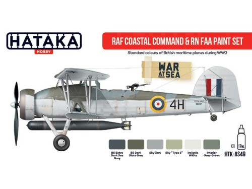 Zestaw farb akrylowych RAF i RN FAA HTK-AS49 Hataka