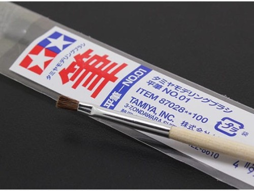 Pędzelek modelarski płaski 01 87028 Tamiya