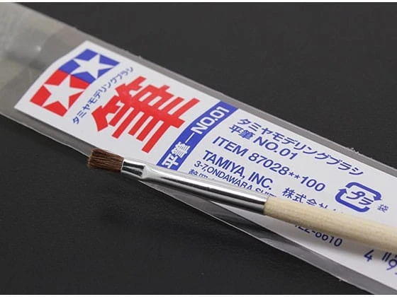 Pędzelek modelarski płaski 01 87028 Tamiya