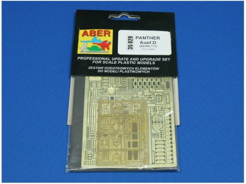 Fototrawione elementy do Panther Ausf.D 35029 Aber