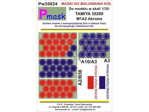 Maski do czołgu M1A2 Abrams Pw35024 Pmask