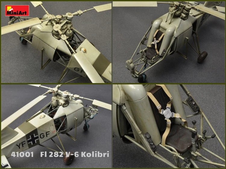 Śmigłowiec Flettner Fl 282 Kolibri 41001 MiniArt