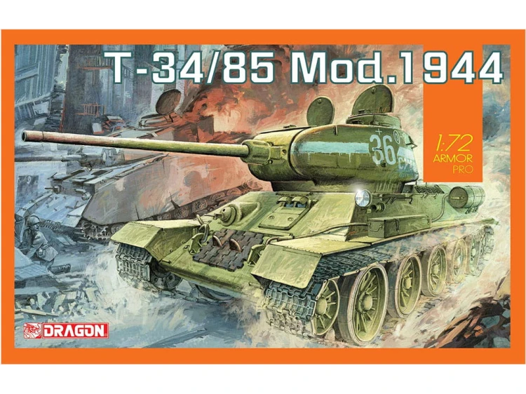 Czołg T-34/85 model 1944 7556 Dragon