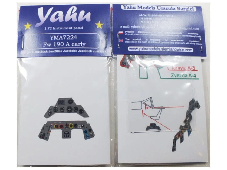 Fototrawiona tablica do Fw190 A early YMA7224 Yahu