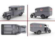 Autobus GAZ-03-30 ambulans 35160 MiniArt