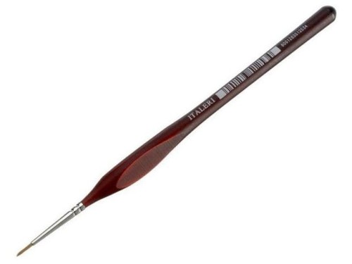 Pędzelek modelarski okrągły 1 trójkątny chwyt 51254 Italeri