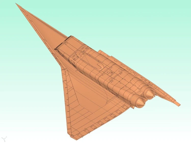 Samolot Tupolew Tu-144D Charger 14402 ICM