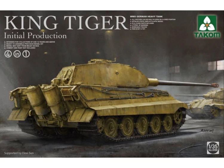 Czołg Sd.Kfz.182 King Tiger 2096 Takom