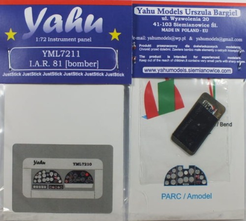Fototrawiona tablica do IAR 81 (bomber) YML7211 Yahu