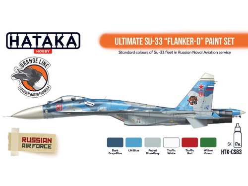Zestaw farb Su-33 Flanker-D HTK-CS83 Hataka