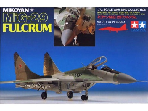 Samolot Mikoyan MiG-29 Fulcrum 60704 Tamiya