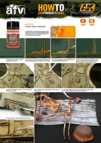 Weathering Light rust deposits AK4111 AK Interactive