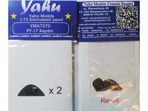 Fototrawiona tablica do Stearman PT-17 YMA7270 Yahu
