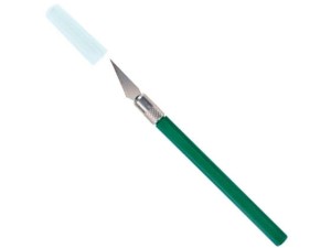 Nożyk skalpel modelarski zielony